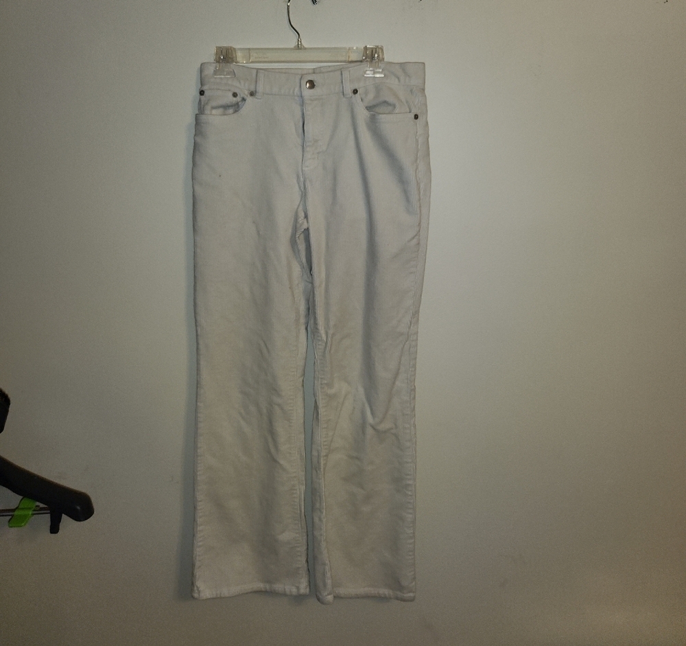 Chaps Cream Corduroy Pants